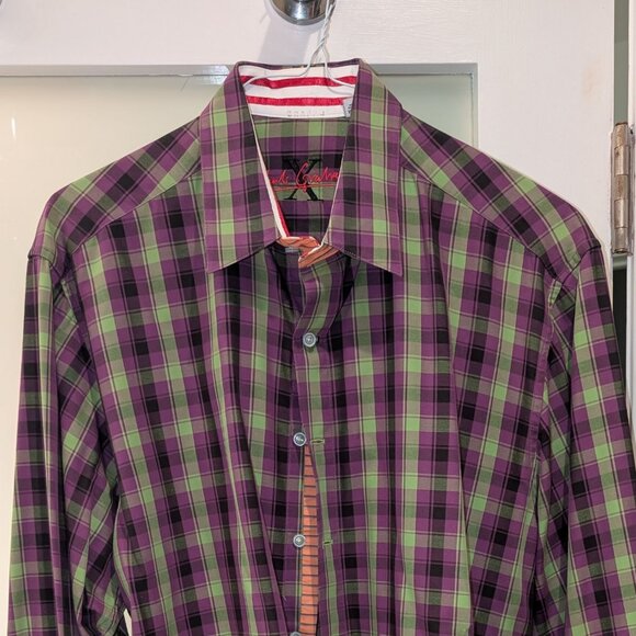 Robert Graham "X" men's long-sleeve shirt, size XL - Picture 1 of 5